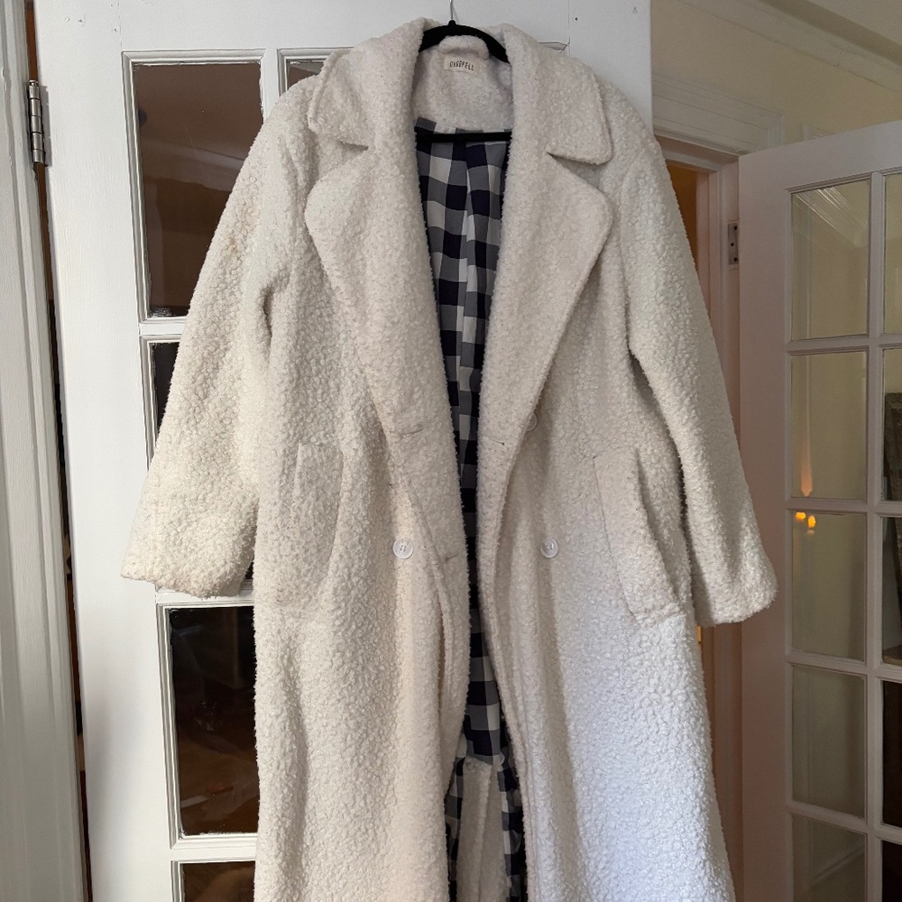 White winter coat